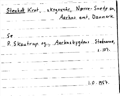 Bild på arkivkortet för arkivposten Stenholt