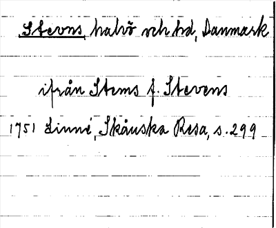 Bild på arkivkortet för arkivposten Stevns