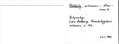 Bild på arkivkortet för arkivposten Stokkeby