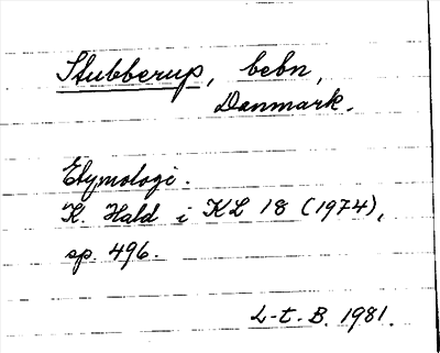 Bild på arkivkortet för arkivposten Stubberup