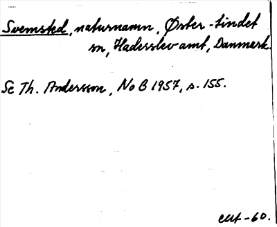 Bild på arkivkortet för arkivposten Svemsted