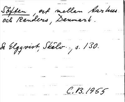 Bild på arkivkortet för arkivposten Söften
