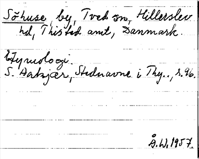 Bild på arkivkortet för arkivposten Söhuse