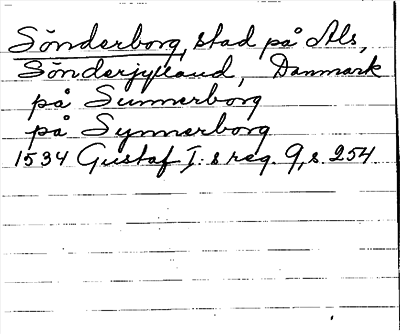 Bild på arkivkortet för arkivposten Sönderborg