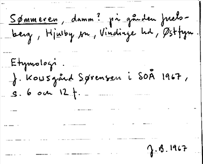 Bild på arkivkortet för arkivposten Sømmeren