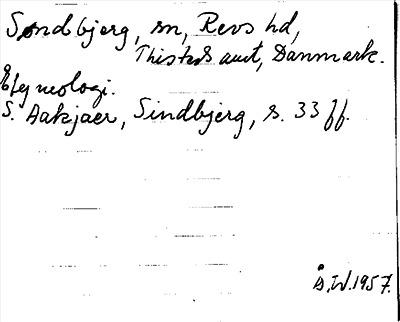 Bild på arkivkortet för arkivposten Søndbjerg