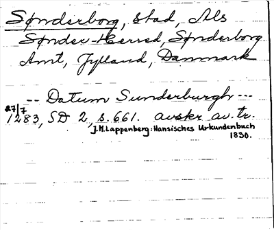 Bild på arkivkortet för arkivposten Sønderborg