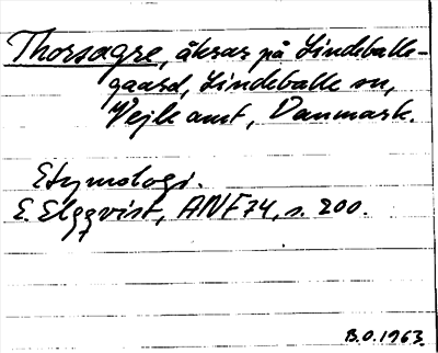 Bild på arkivkortet för arkivposten Thorsagre