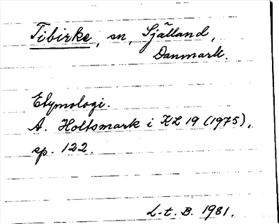 Bild på arkivkortet för arkivposten Tibirke