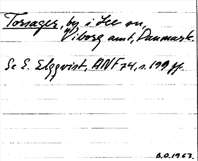 Bild på arkivkortet för arkivposten Torsager