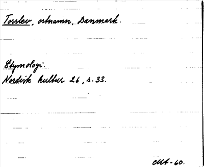 Bild på arkivkortet för arkivposten Torslev