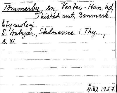 Bild på arkivkortet för arkivposten Tömmerby