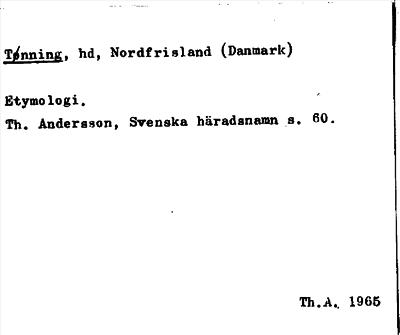 Bild på arkivkortet för arkivposten Tønning