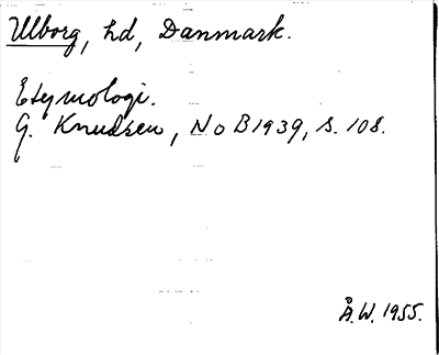Bild på arkivkortet för arkivposten Ulborg