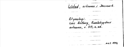 Bild på arkivkortet för arkivposten Ulsted