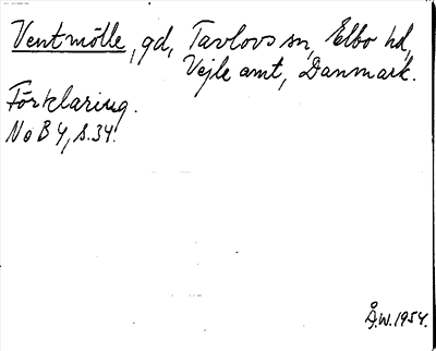 Bild på arkivkortet för arkivposten Ventmölle