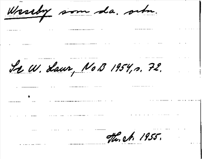 Bild på arkivkortet för arkivposten Weseby