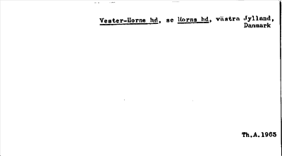 Bild på arkivkortet för arkivposten Vester-Horne hed, se Horns hd