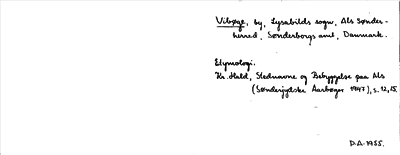 Bild på arkivkortet för arkivposten Vibøge