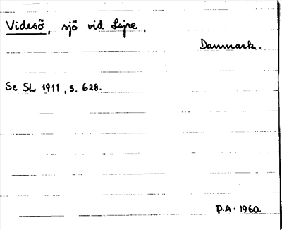 Bild på arkivkortet för arkivposten Videsö