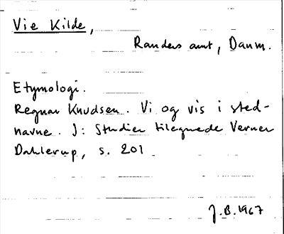 Bild på arkivkortet för arkivposten Vie Kilde