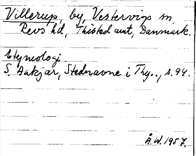 Bild på arkivkortet för arkivposten Villerup