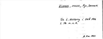 Bild på arkivkortet för arkivposten Vimose