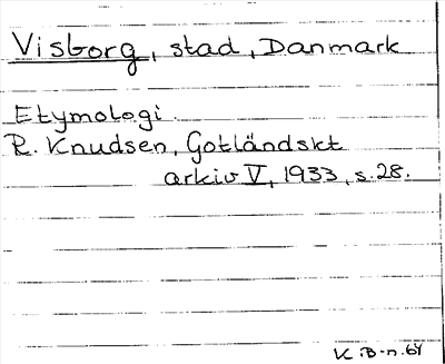 Bild på arkivkortet för arkivposten Visborg