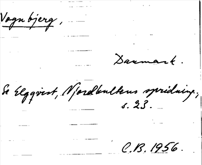 Bild på arkivkortet för arkivposten Vognbjerg