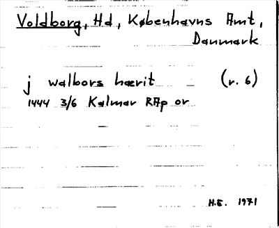 Bild på arkivkortet för arkivposten Voldborg