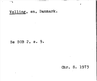 Bild på arkivkortet för arkivposten Volling