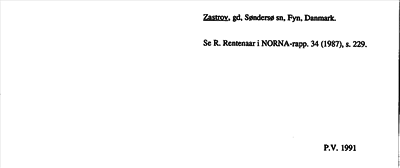 Bild på arkivkortet för arkivposten Zastrov