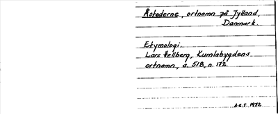 Bild på arkivkortet för arkivposten Åstederne