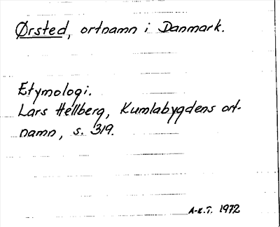 Bild på arkivkortet för arkivposten Ørsted
