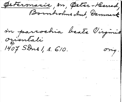 Bild på arkivkortet för arkivposten Østermarie