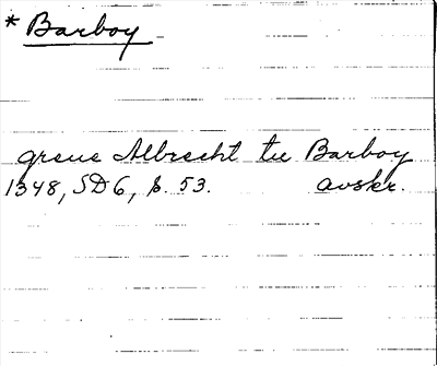 Bild på arkivkortet för arkivposten Barboy