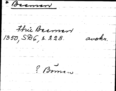 Bild på arkivkortet för arkivposten Beemen