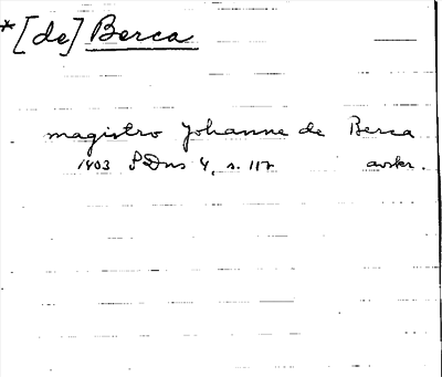 Bild på arkivkortet för arkivposten Berca