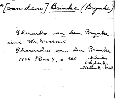 Bild på arkivkortet för arkivposten Brinke