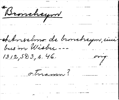 Bild på arkivkortet för arkivposten Broneheym
