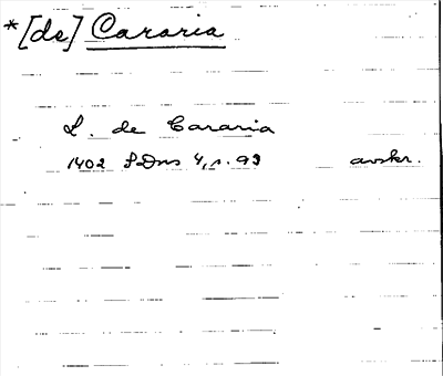 Bild på arkivkortet för arkivposten Cararia