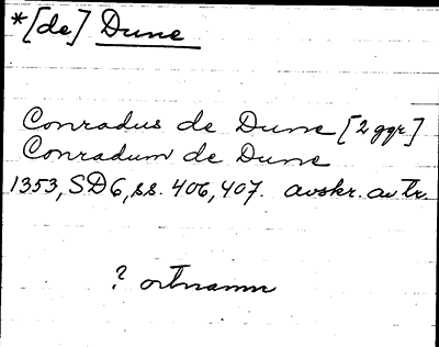 Bild på arkivkortet för arkivposten Dune