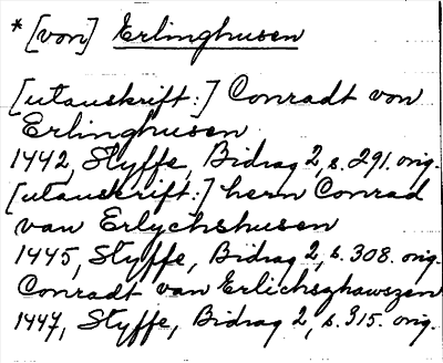 Bild på arkivkortet för arkivposten Erlinghusen