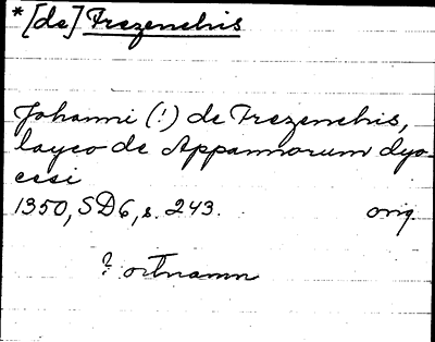 Bild på arkivkortet för arkivposten Frezenehis