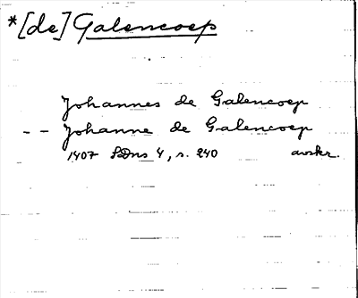 Bild på arkivkortet för arkivposten Galencoep