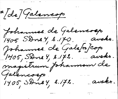 Bild på arkivkortet för arkivposten Galencop