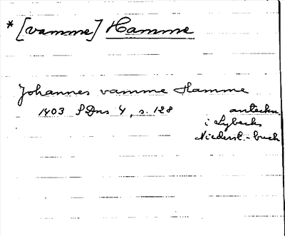 Bild på arkivkortet för arkivposten Hamme