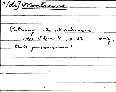 Bild på arkivkortet för arkivposten Montarone
