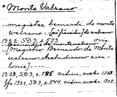 Bild på arkivkortet för arkivposten Monte Valrano