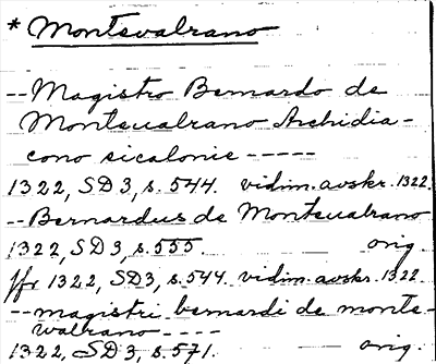 Bild på arkivkortet för arkivposten Montevalrano